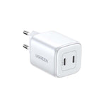 UGreen 2 Port GAN 45W PD Wall Charger - White - White
