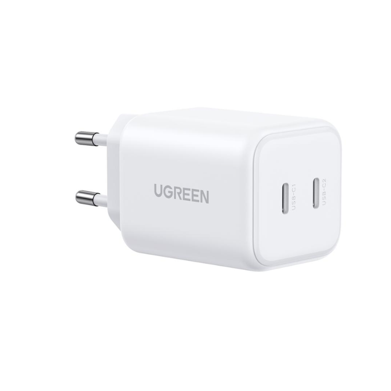UGREEN 2 Port GaN PD Wall Charger 45W – White - White