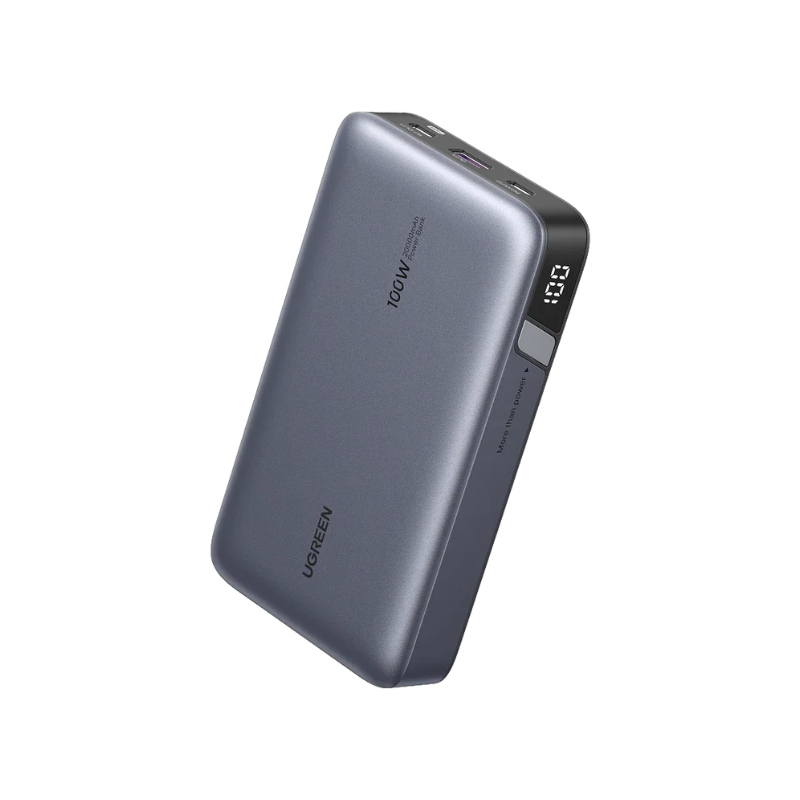 UGREEN 20000Mah PD 100W Portable Powerbank - Grey - Grey