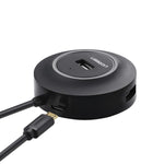 UGREEN 20777 4-in-1 USB 2.0 Hub - Black - Black