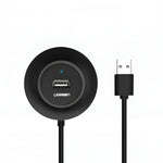 UGREEN 20777 4-in-1 USB 2.0 Hub - Black - Black