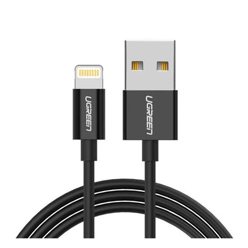 UGREEN Apple Lightning To USB Cable 1M - Black - Black