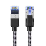 UGREEN Cat8 Nylon Braided Ethernet Cable - 40Gbps with Modular Plugs - 1m - Black