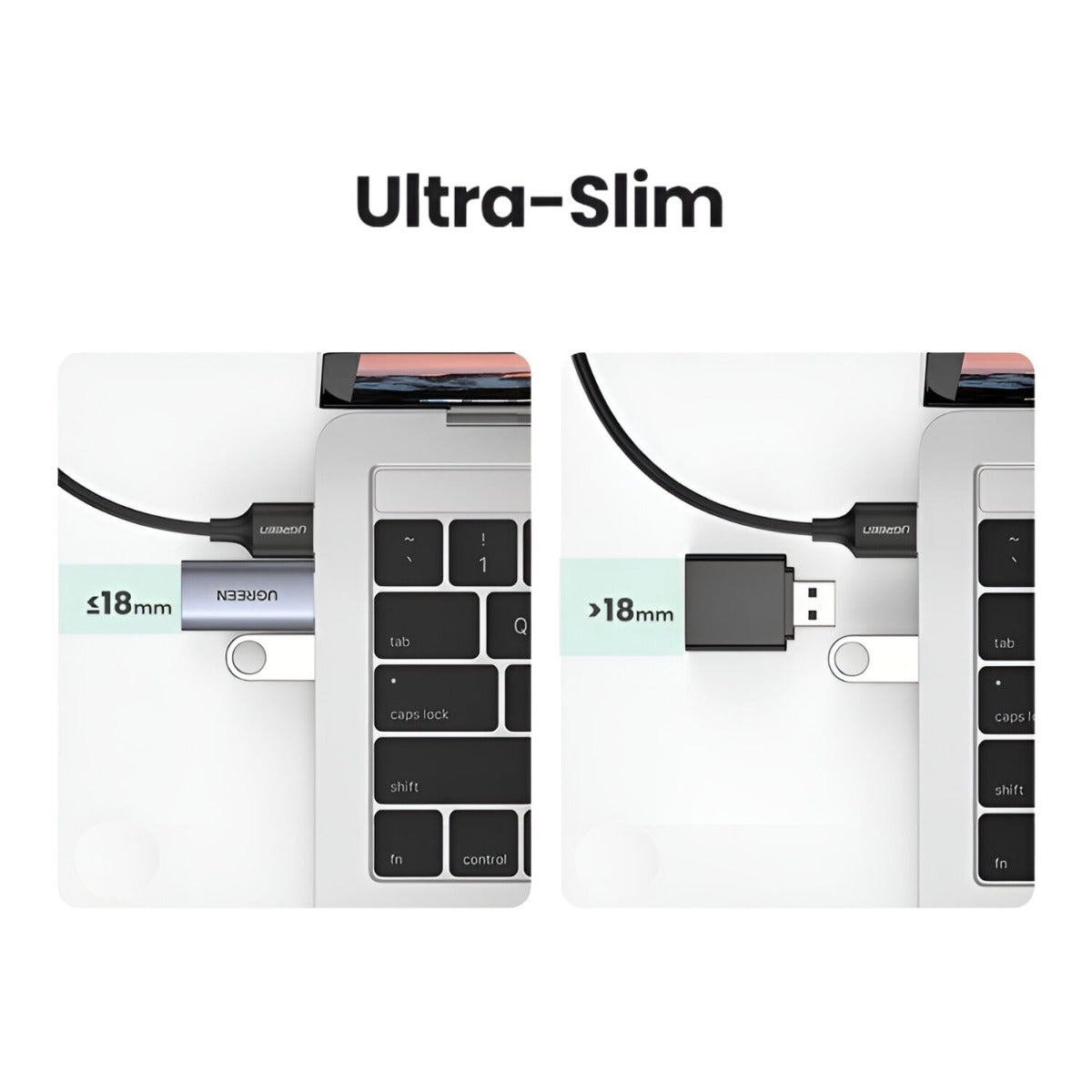 UGREEN CM383 USB-A to 3.5mm Audio Jack External Sound Adapter - Silver - Silver