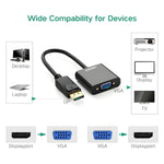 UGREEN DisplayPort Male to VGA Female Converter - Black