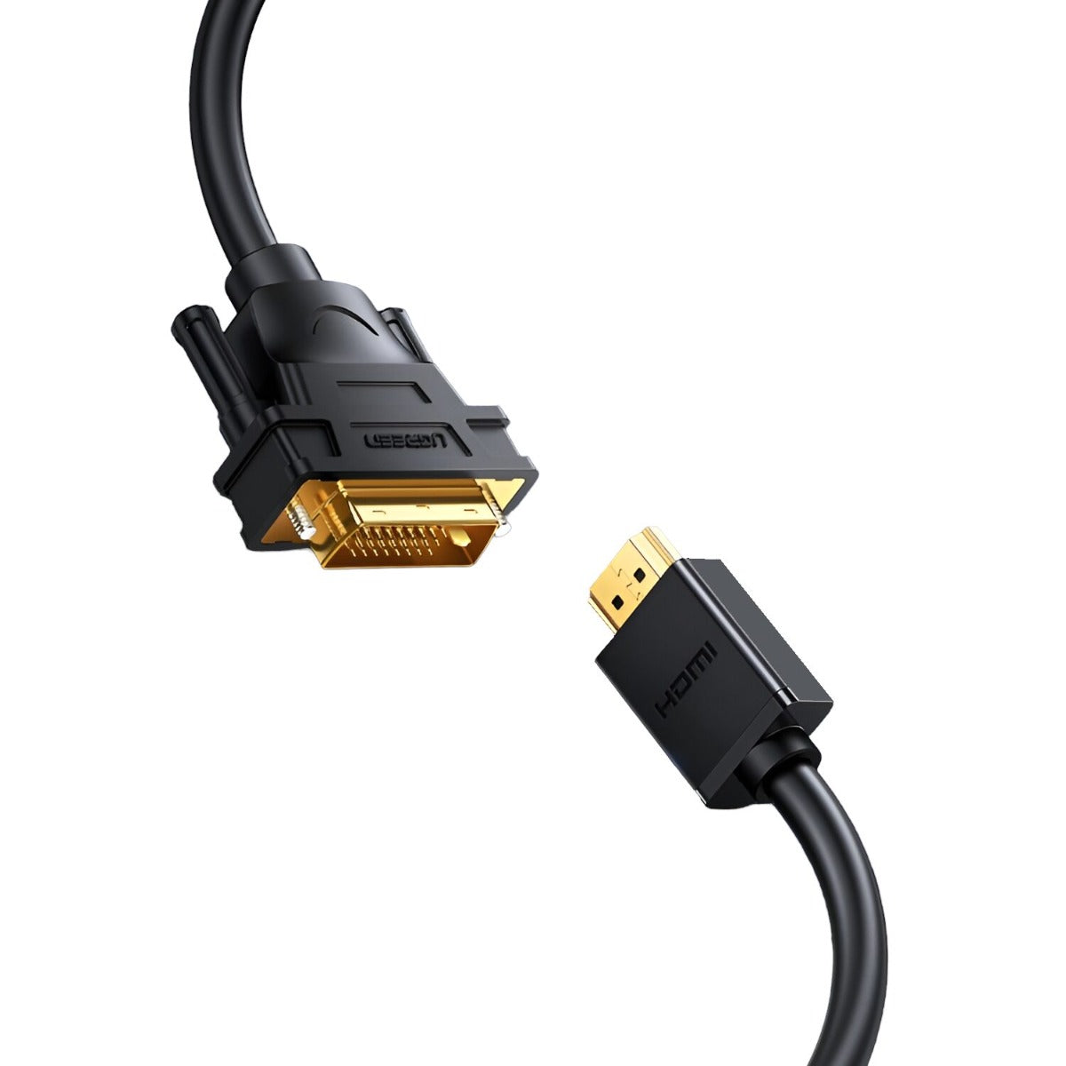 UGREEN HDMI Male to DVI (24 + 1) Male Cable 2m - Black