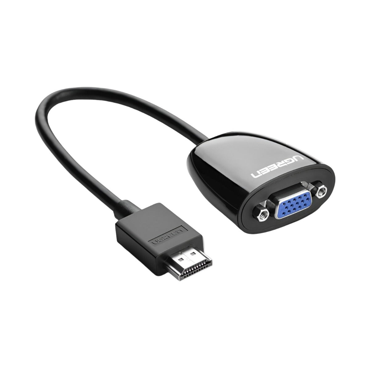UGREEN HDMI to VGA Converter 1080p Video Adapter - Black - Black
