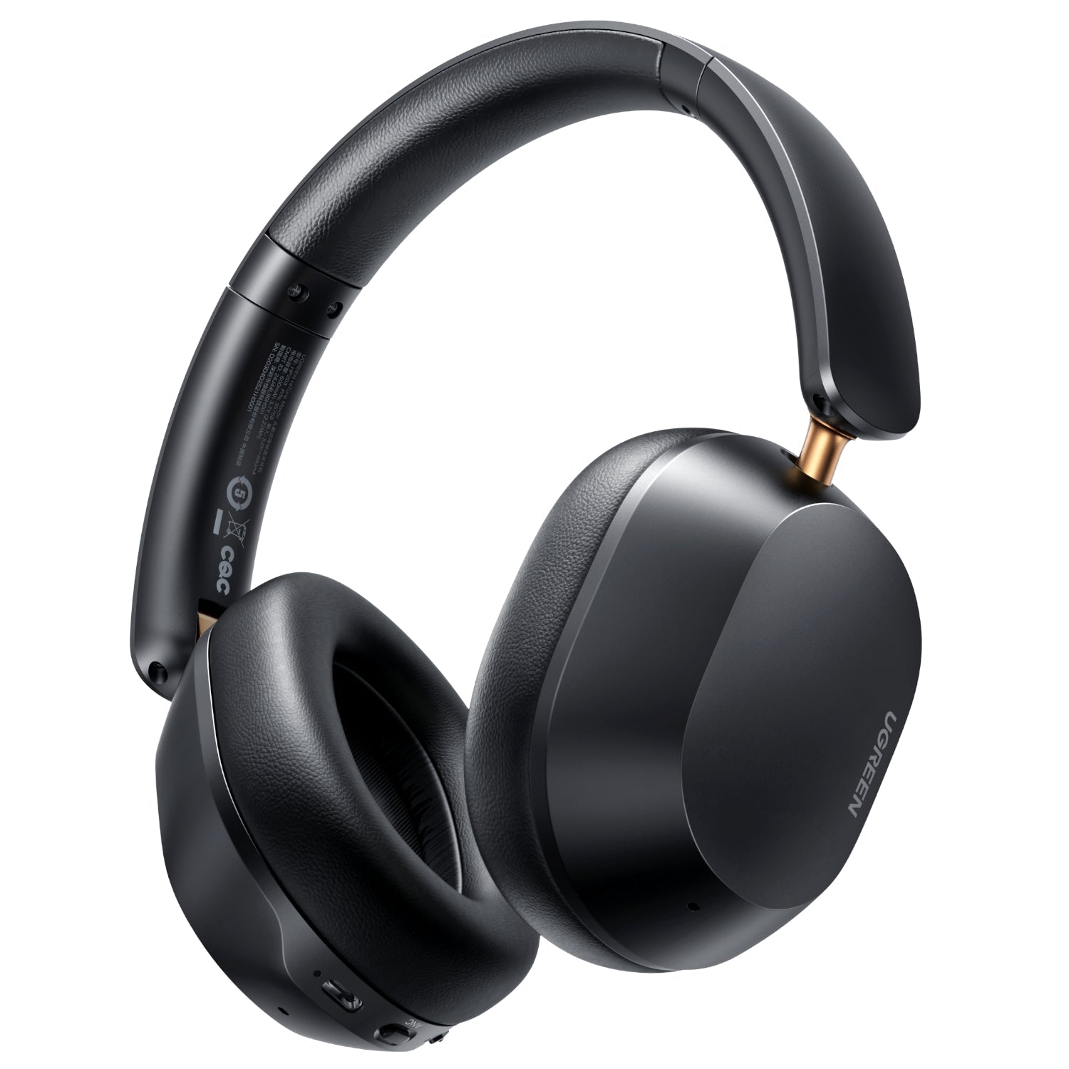 UGREEN HiTune Max 5C Hybrid ANC Headphones – Black - Black