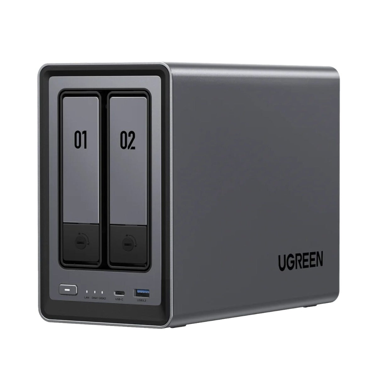 UGREEN NASync DXP2800 2 Bay NAS Storage System - Grey
