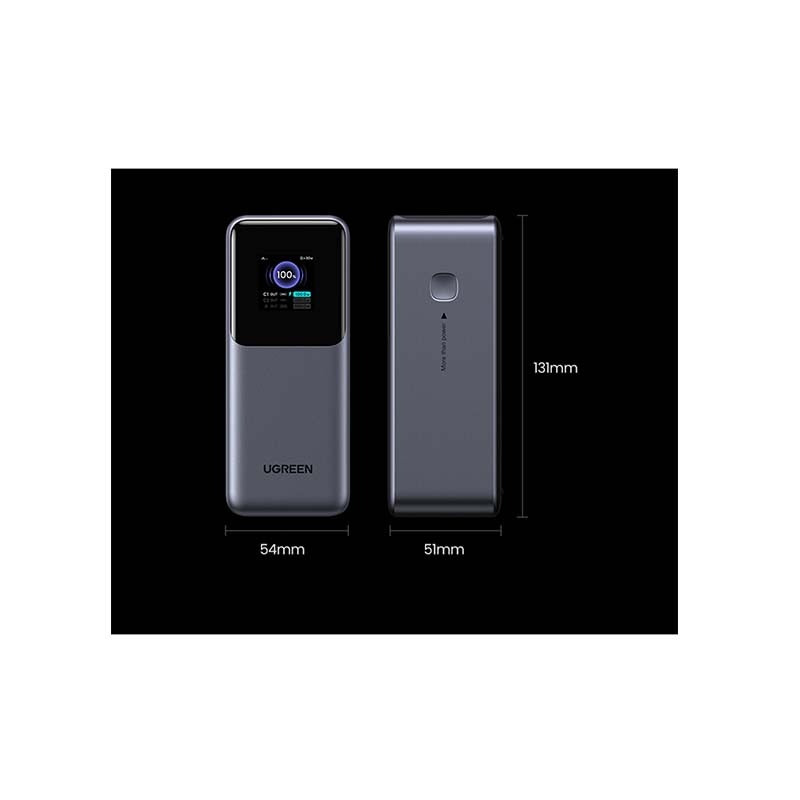 UGreen Nexode 20000mAh Power Bank 130W - Grey - Grey