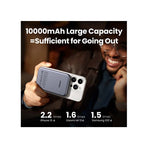 UGreen Nexode Magnetic Wireless Power Bank 10000mAh - Grey - Grey