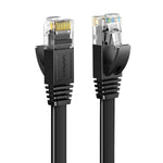 UGREEN NW102 Cat6 U / UTP Flat Ethernet Cable 10m - Black - Black