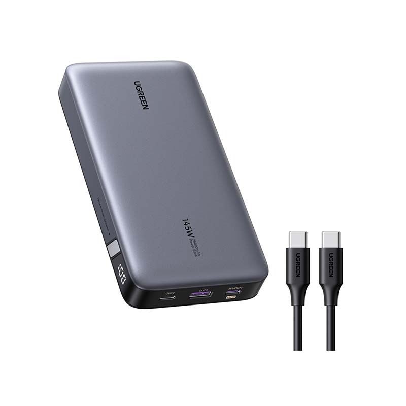 UGreen PD 25000mAh Power Bank 145W - Grey - Grey