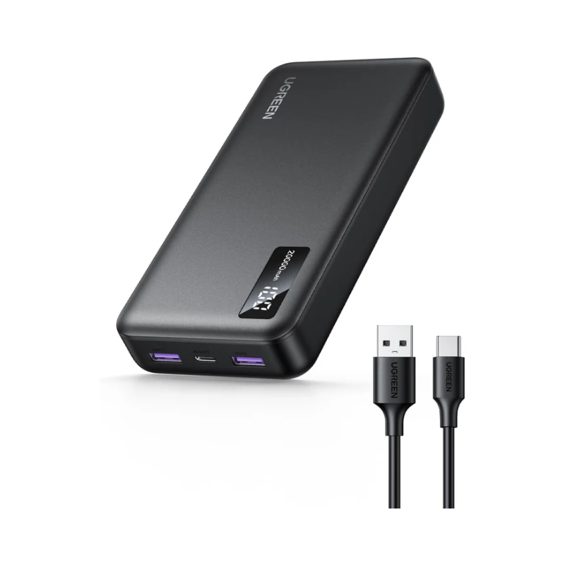 UGREEN PD Power Bank 10000mAh - Black - Black