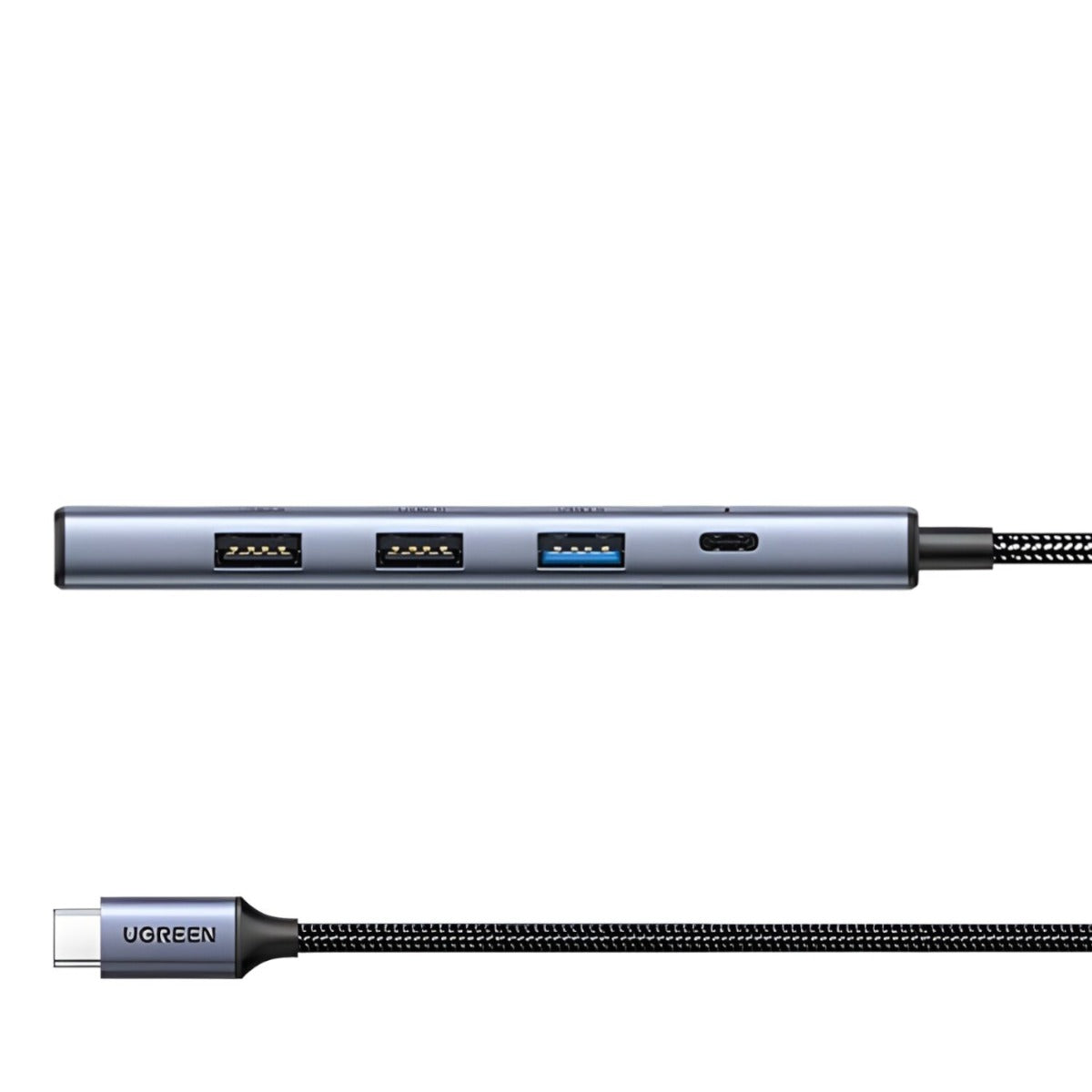 UGREEN Revodok 5-in-1 Type C Hub | 4K HDMI | Type-C | USB3.0 | USB2.0 - Silver - Silver