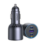 UGreen Trio PD Car Charger 75W - Space Grey - Space Grey