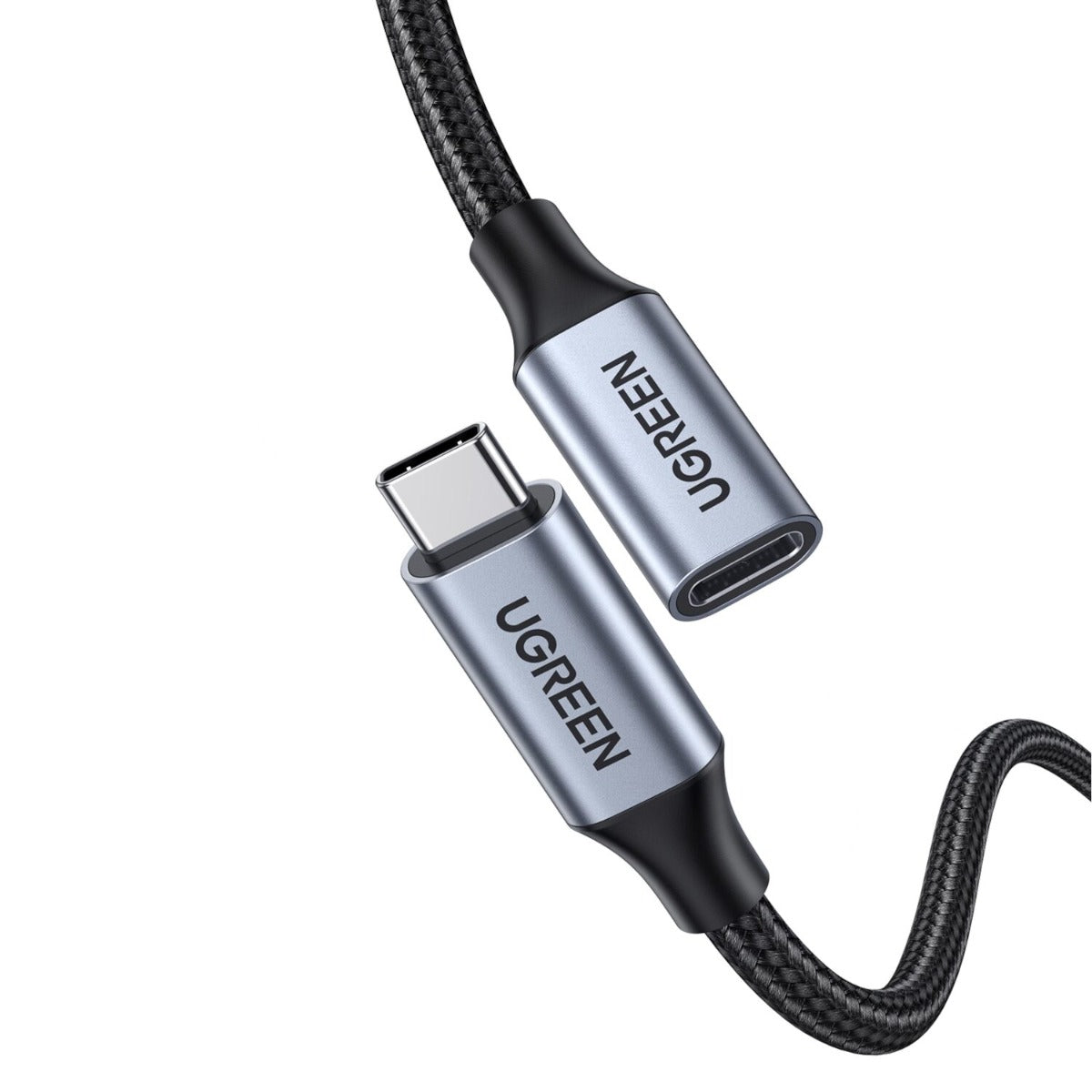 UGREEN Type C 3.1 Gen2 100w Extension Cable 1M - Silver