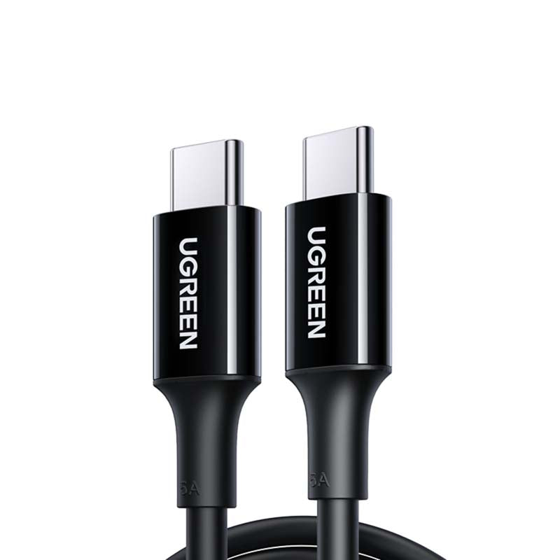 UGREEN Type C To Type C Cable 1M 100W - Black - Black