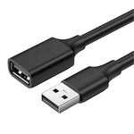 UGREEN USB 2.0 Extension Cable Male To Female - 3M - Black
