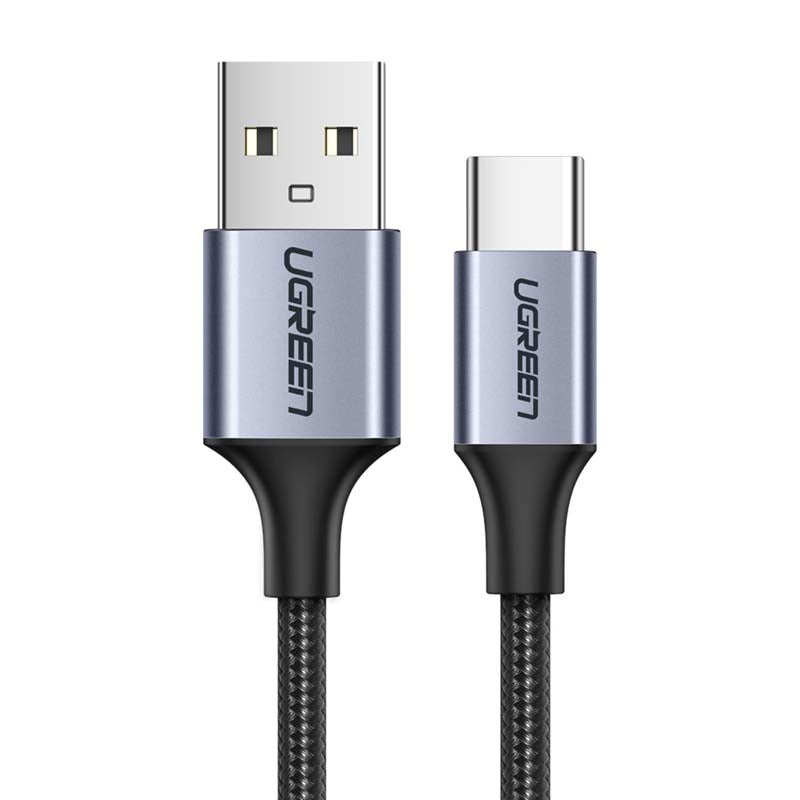 UGREEN USB To Type C Braided Cable 1M - Black - Black