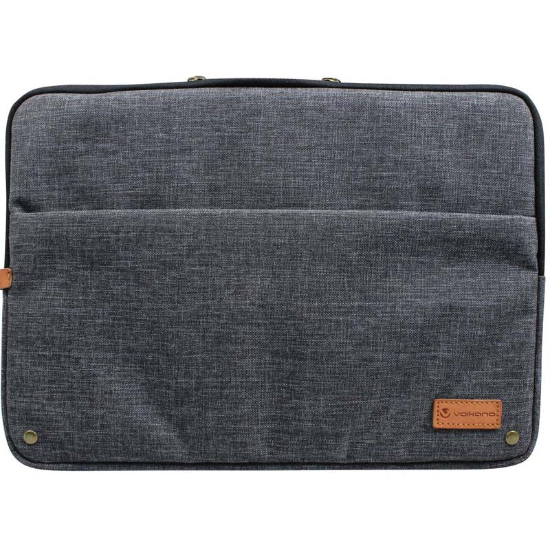 Volkano Premier Series 15.6" Laptop or Notebook Sleeve - Dark Grey