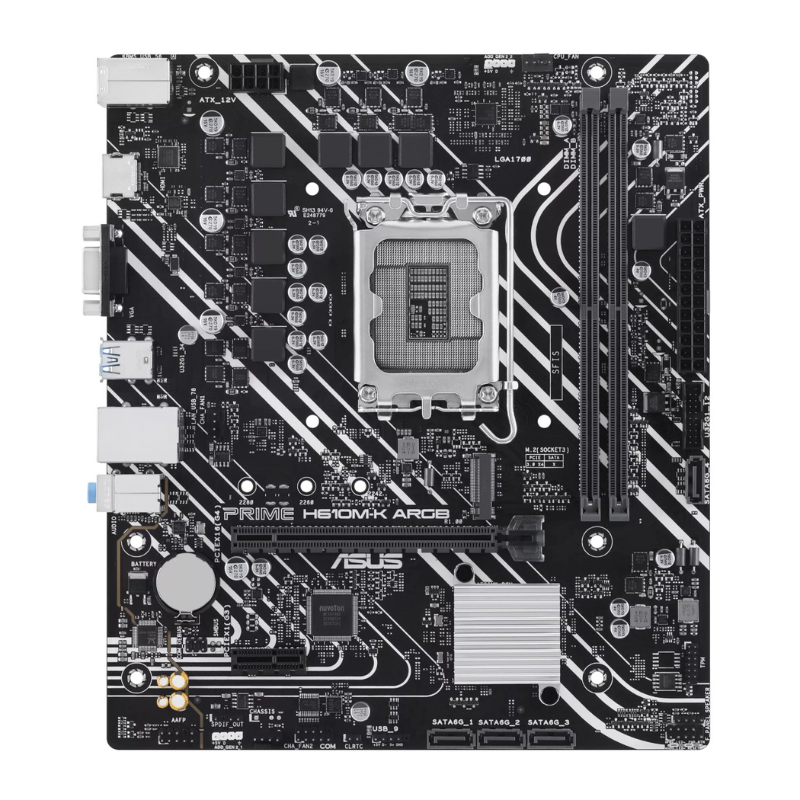 Asus Prime H610M-K ARGB Intel LGA1700 M-ATX Motherboard