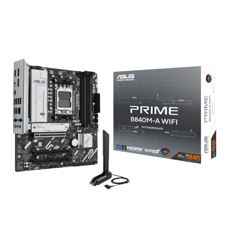 Asus Prime B840M-A WIFI M-ATX Gaming Motherboard