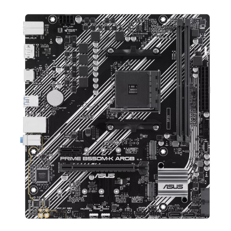 Asus Prime B550M-K ARGB AM4 M-ATX Motherboard