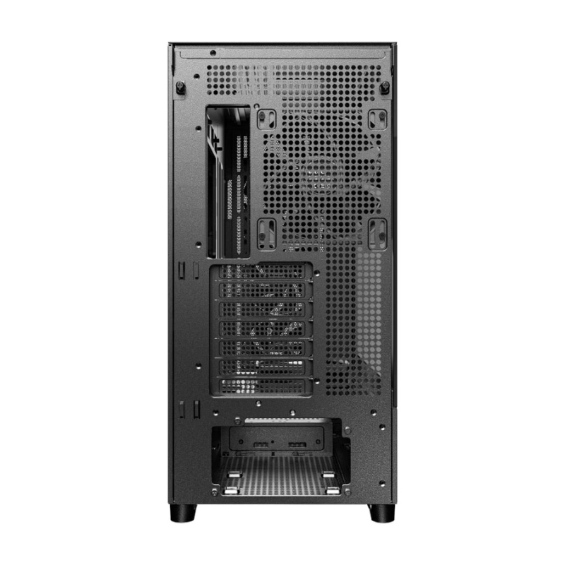 Antec FLUX ATX WOOD Mid Tower Gaming Chassis Black