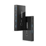 UGREEN USB 2.0 4-Port Switch Box & 1.5M USB Cables