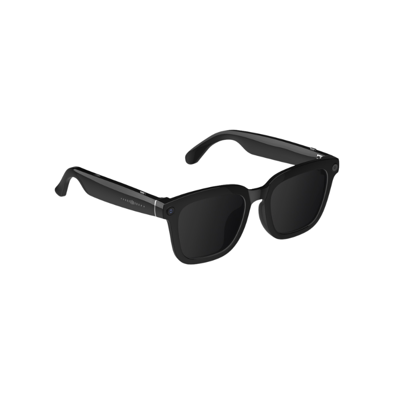 COLMI V03 Smart Audio Glasses Wireless Sunglasses with AI Voice Assistant for iPhone & Android - Square-framed sunglasses