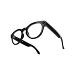 COLMI V03 Smart Audio Glasses Wireless Sunglasses with AI Voice Assistant for iPhone & Android - Round frame transparent