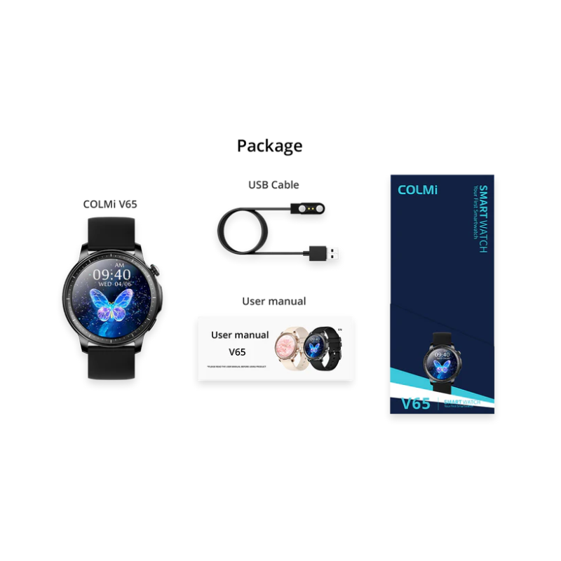 COLMi V65 Smartwatch 1.32 inch - Black