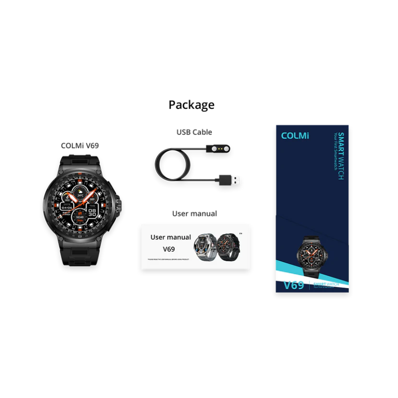 COLMi V69 Smartwatch 1.85 inch Display - Silver