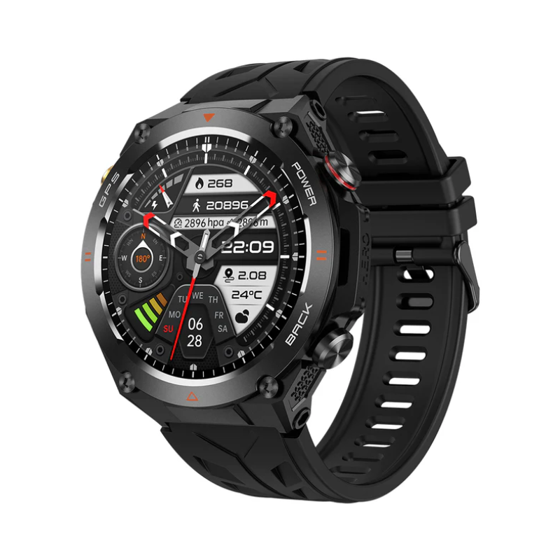 COLMi V75 GPS Smart Watch 1.45 inch Display - Black