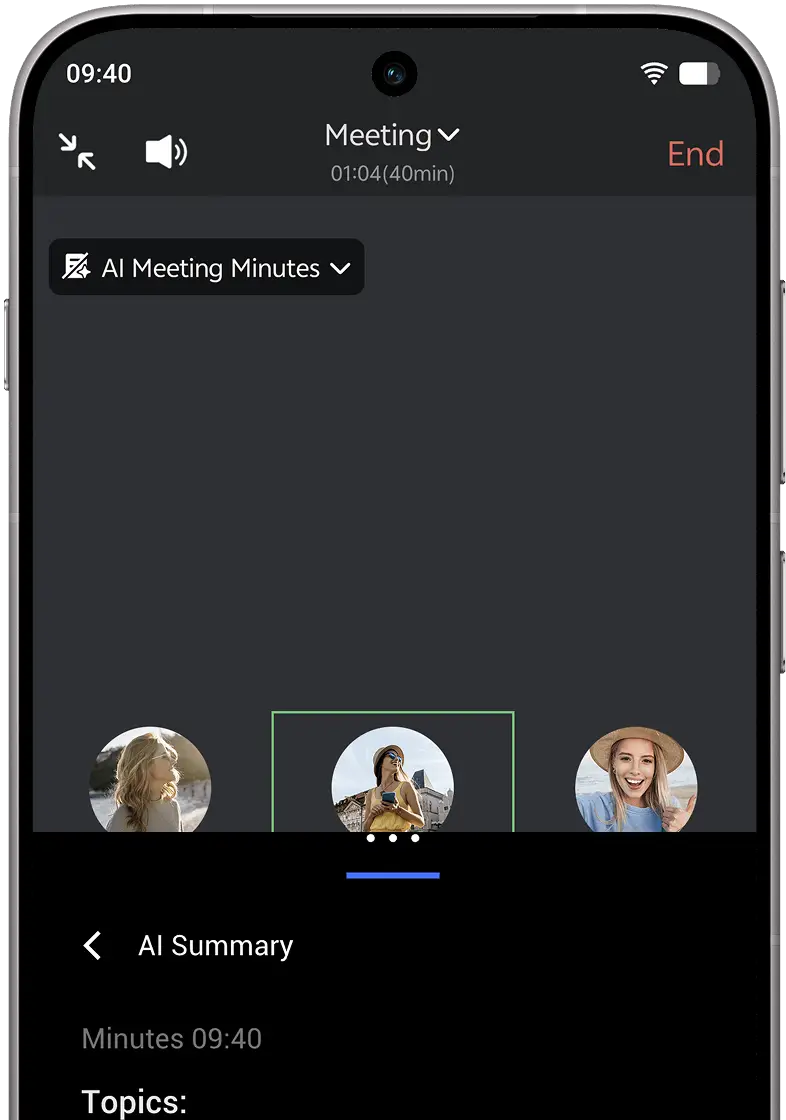 vivo X300 Pro with AI Captions function
