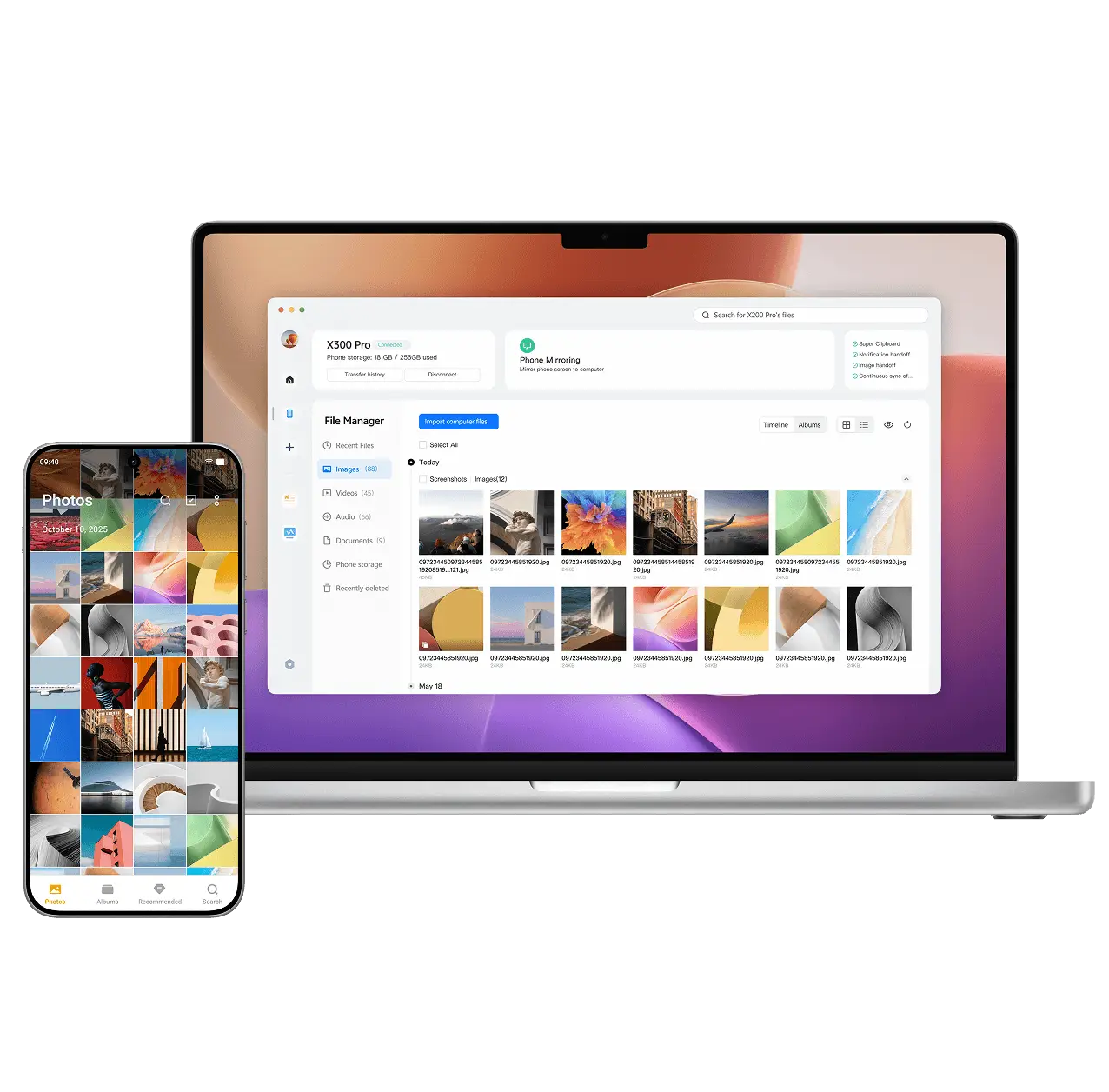 vivo X300 Pro with Free Transfer function