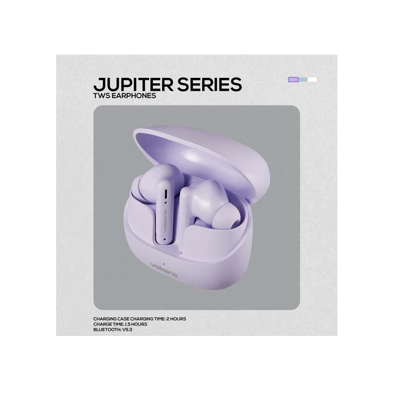 Volkano Jupiter Series True Wireless In-Ear Earphones - Pastel Purple