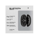 Volkano Pulse Series True Wireless Earphones with Charging Case - Black