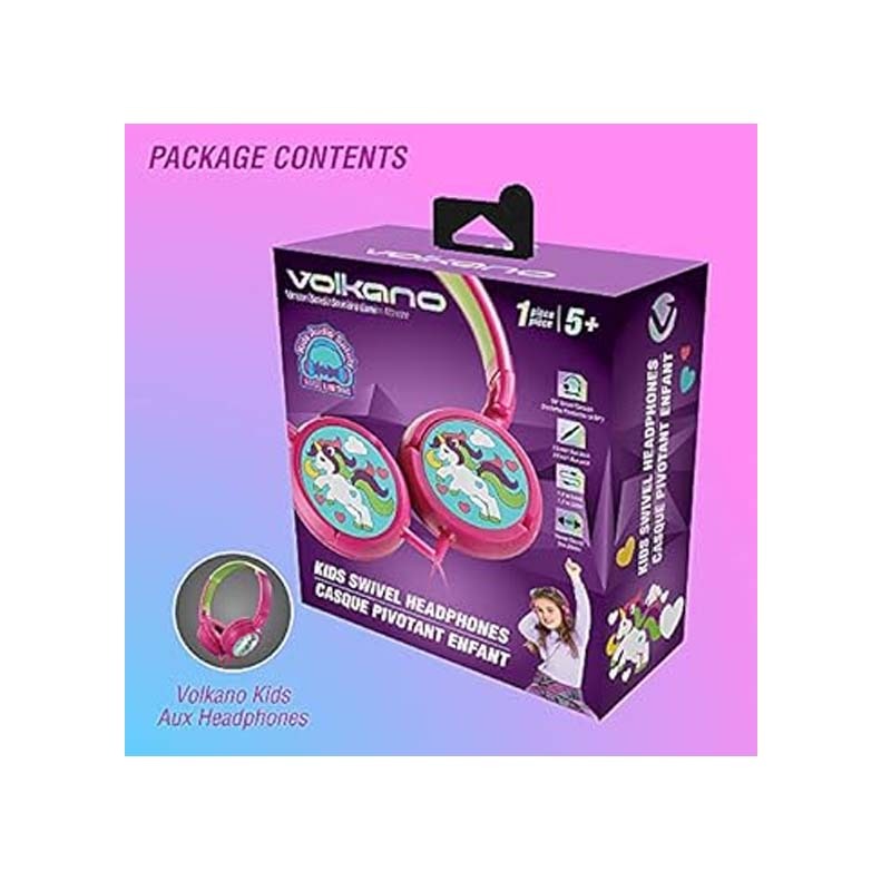 Volkano Girls Unicorn Kiddies Headphones