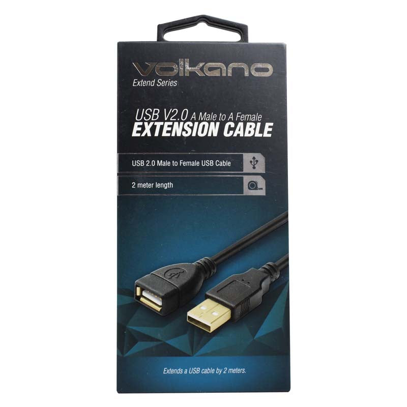 Volkano Extend Series USB Extension Cable - Black