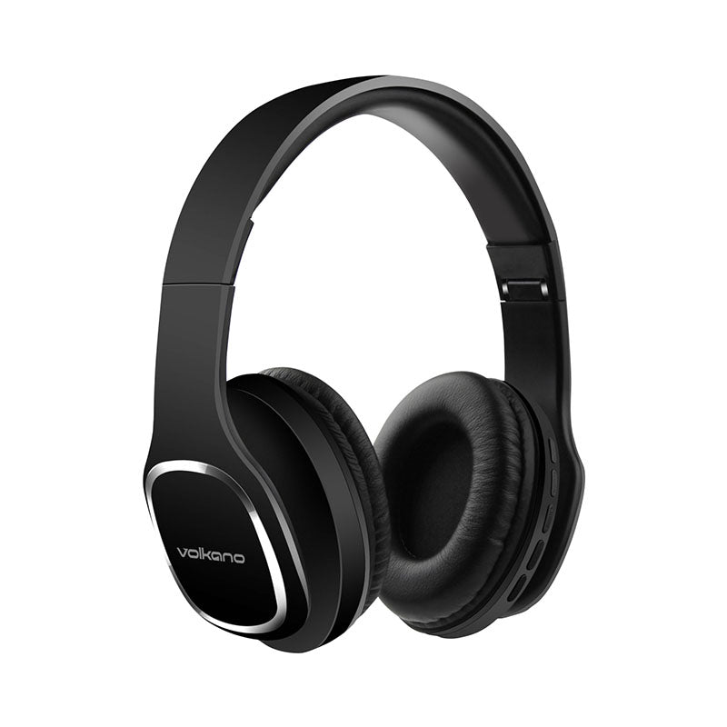 Volkano Phonic Series Bluetooth Full Size Headphones - Black