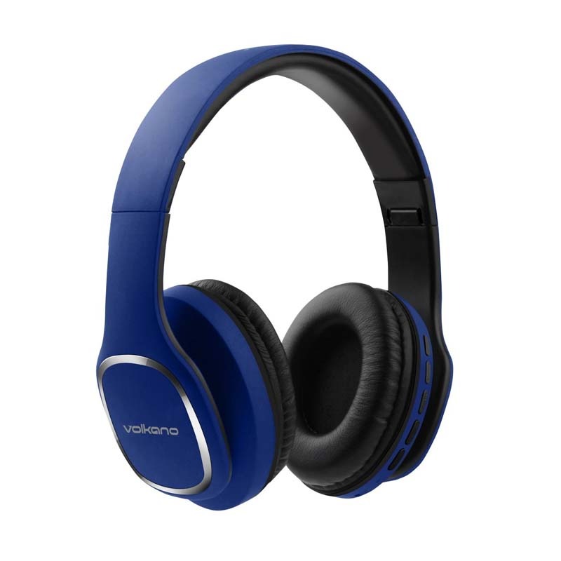 Volkano Phonic Series Bluetooth Full Size Headphones - Blue