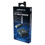 Volkano Annex Series HDMI Male to VGA Female Converter 10cm Cable with Sound