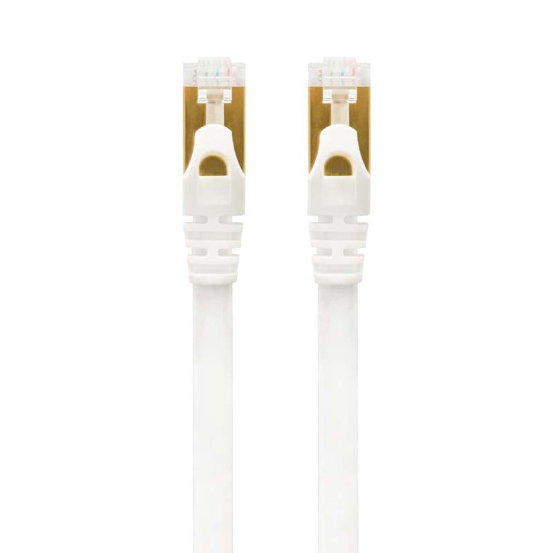 VolkanoX Giga Series Cat 7 Ethernet Cable 5m - White / Gold