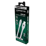 Volkano Slim Series Flat PVC Micro USB Cable - Red