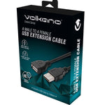 Volkano Extend Series USB Extension Cable 3m - Black
