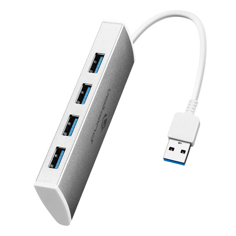VolkanoX Media Series 4 port USB Hub with Power Adaptor