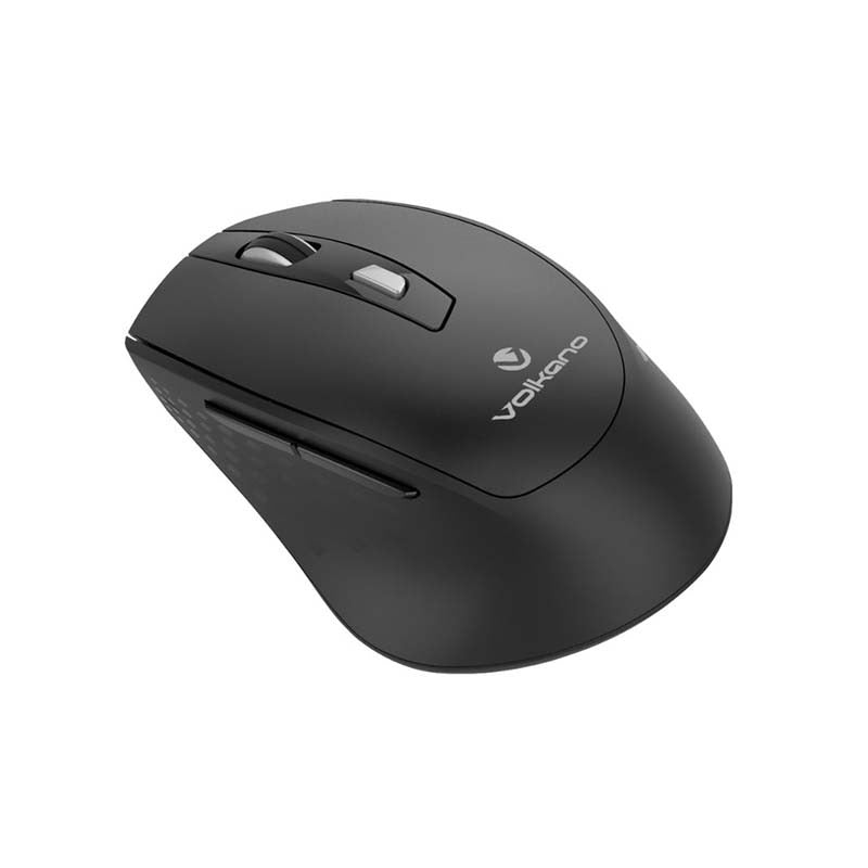 Volkano Chrome Series 2.4Ghz Wireless Ergonomic Mouse - Black
