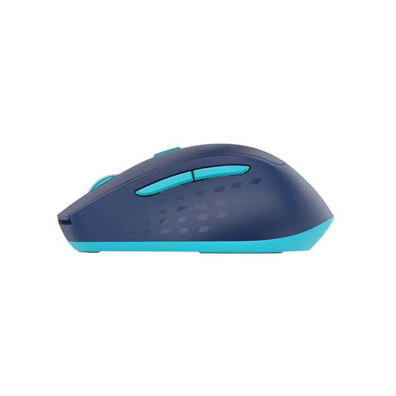 Volkano Chrome Series 2.4Ghz Wireless Ergonomic Mouse - Blue